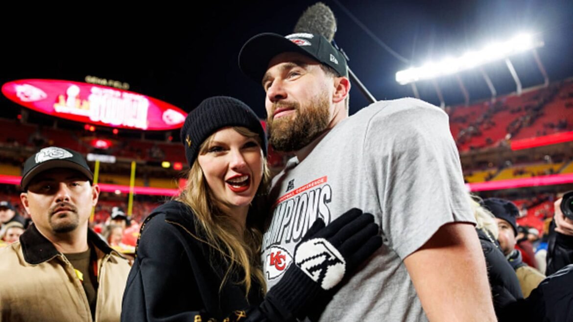 Em português brasileiro: Swift e Kelce usando Ralph Lauren em foto podem influenciar ações: Jefferies.