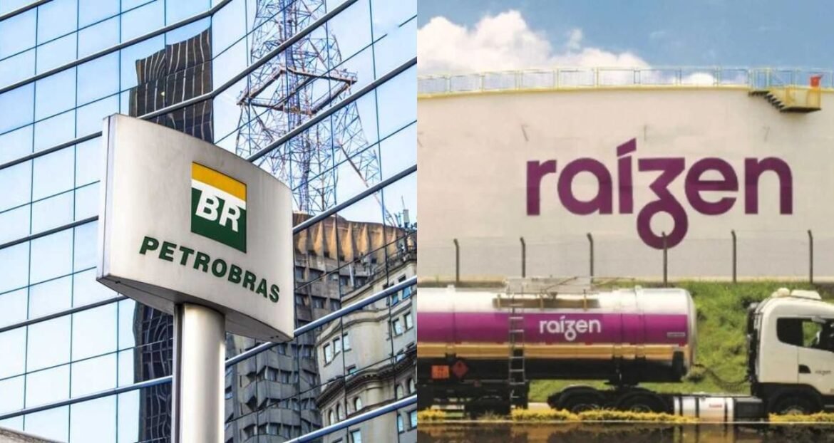 Petrobras (PETR4) considera investir na Raízen (RAIZ4), informa jornal.