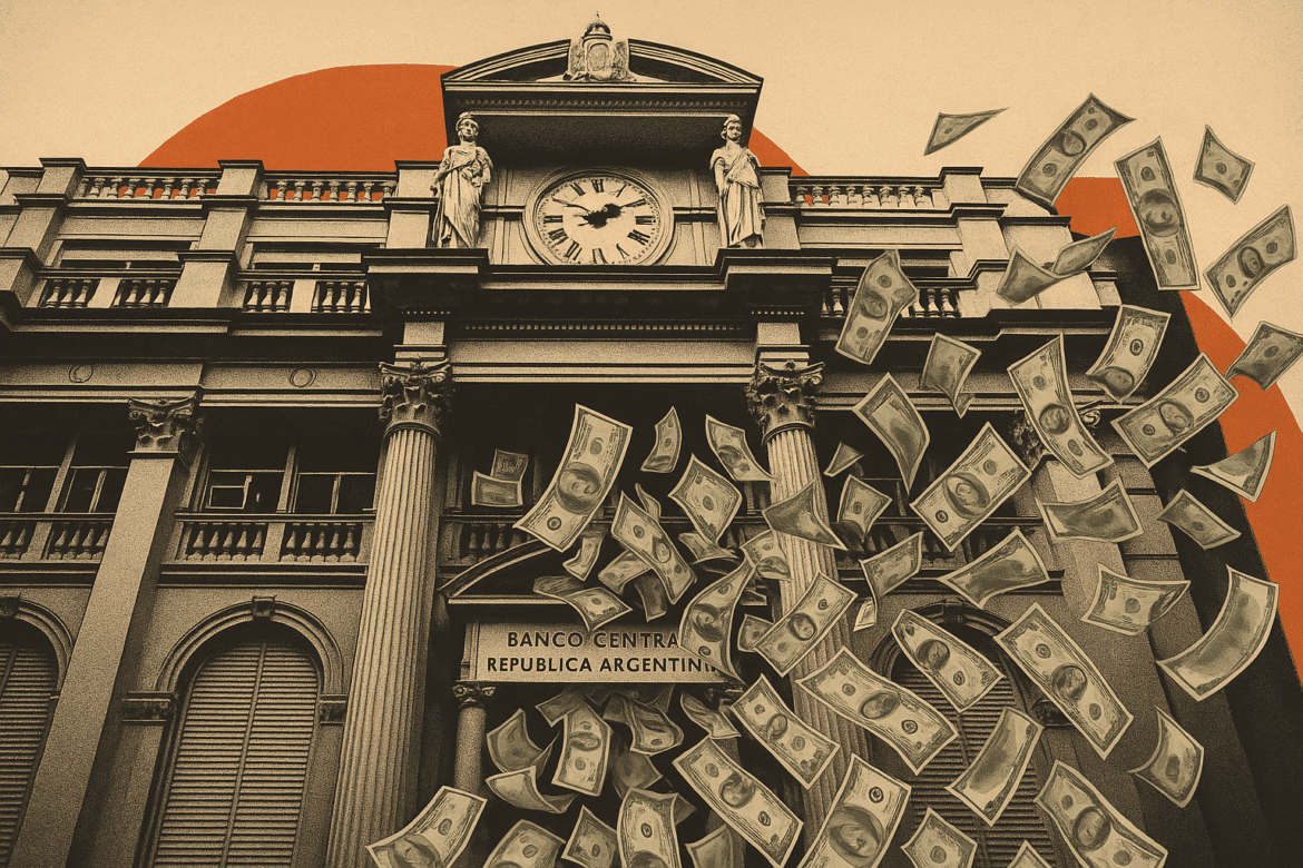 BC da Argentina atua no mercado de câmbio e vende US$ 432 milhões em dois dias