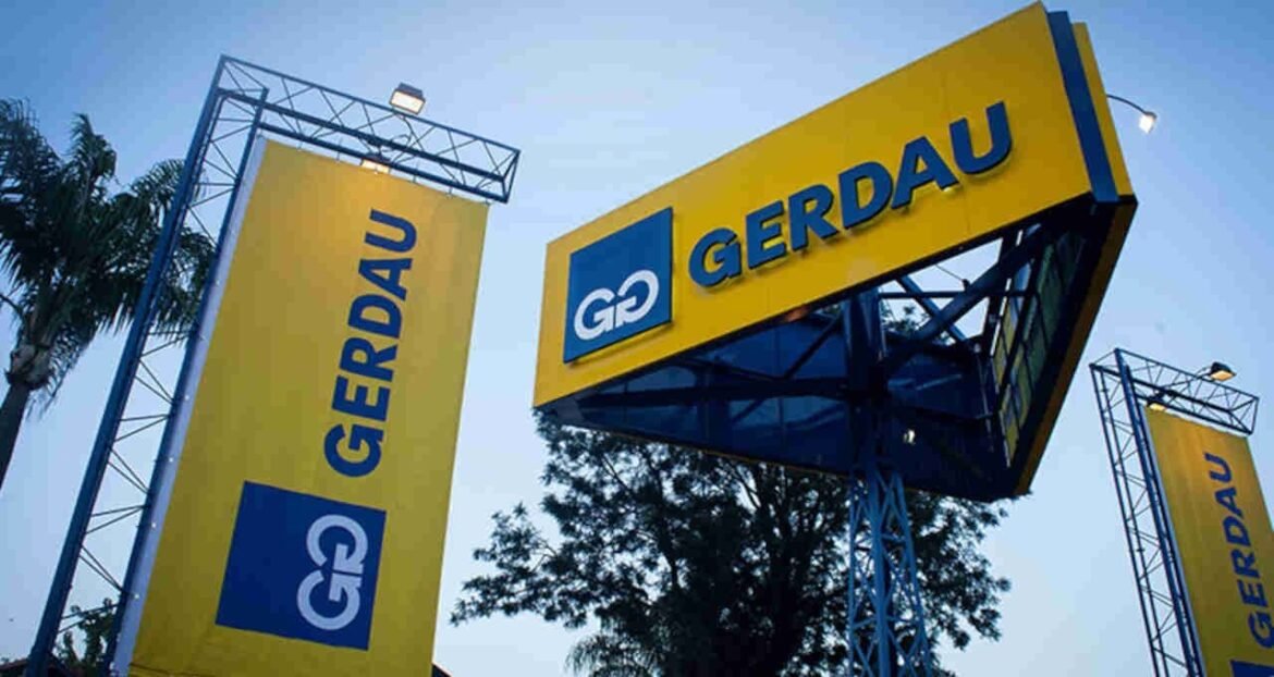Gerdau (GGBR4) reporta queda de 24% no lucro líquido anual devido a fatores no Brasil