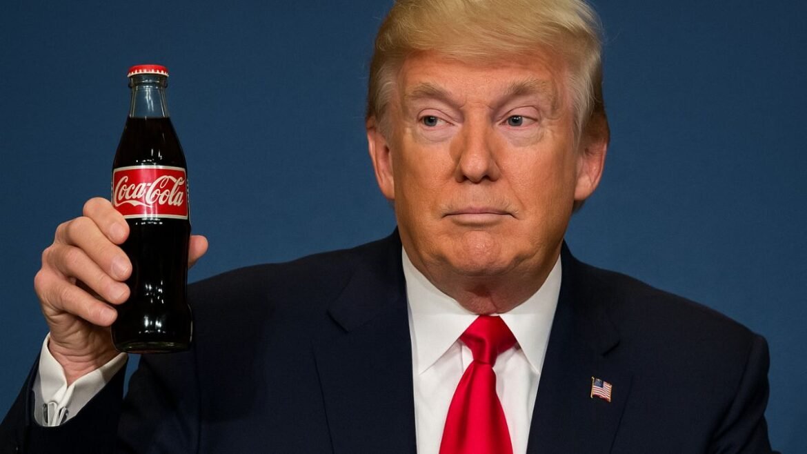 Trump deseja uma Coca-Cola "patriótica" — e o Brasil pode se beneficiar.