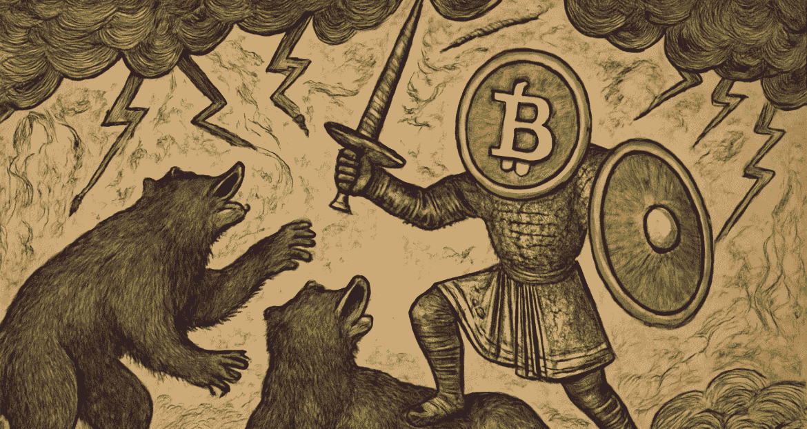 O Bitcoin (BTC) em meio a ursos, apagões e martelos — destaques da semana no universo das criptomoedas.