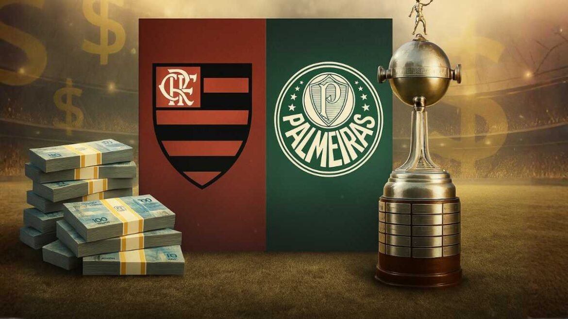Veja quanto Palmeiras e Flamengo podem lucrar com o título.