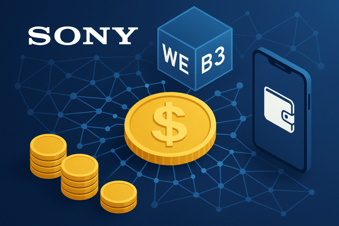 Sony irá criar uma rede de pagamentos Web3 com sua nova stablecoin lastreada em dólar americano.