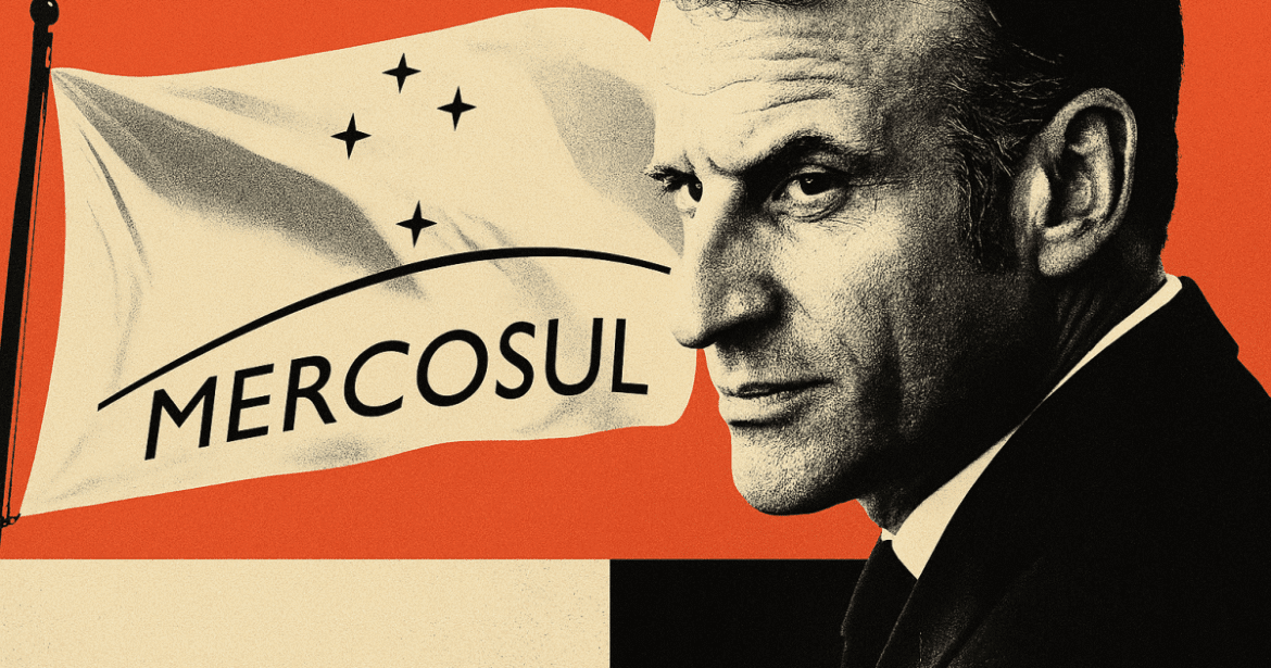 França se opõe ao acordo Mercosul-UE, declara Macron.