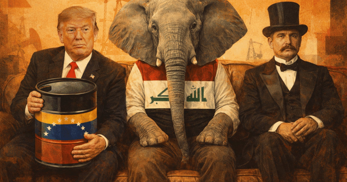 O Elefante na Sala: Trump, as Petroleiras e o Iraque em Foco na Venezuela