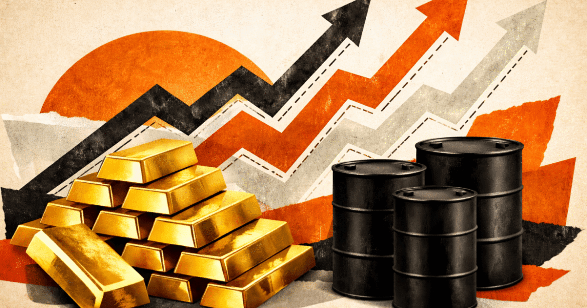 Petróleo e Ouro Disparam com a Possibilidade de Ataque dos EUA ao Irã