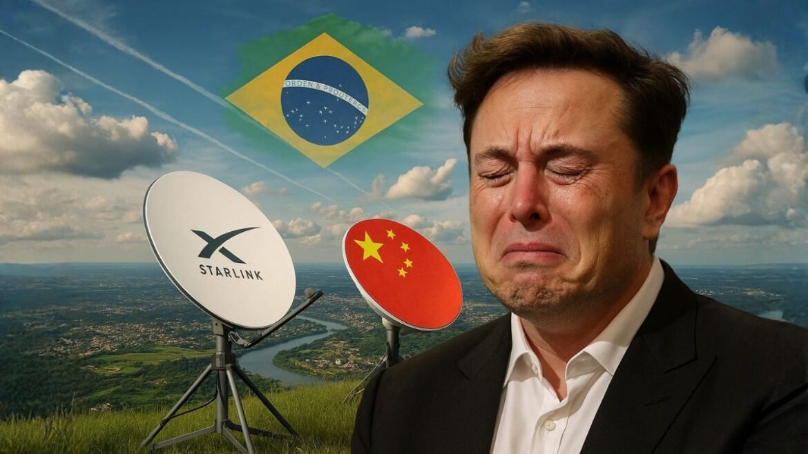Monopólio de Elon Musk sob ameaça? Empresa chinesa desafiará a Starlink nos céus do Brasil.