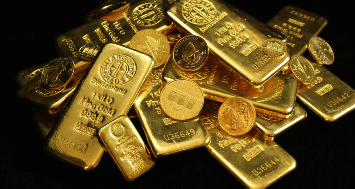 Ouro sobe 3% com possível resolução de conflito no Oriente Médio e interrompe sequência de quedas.