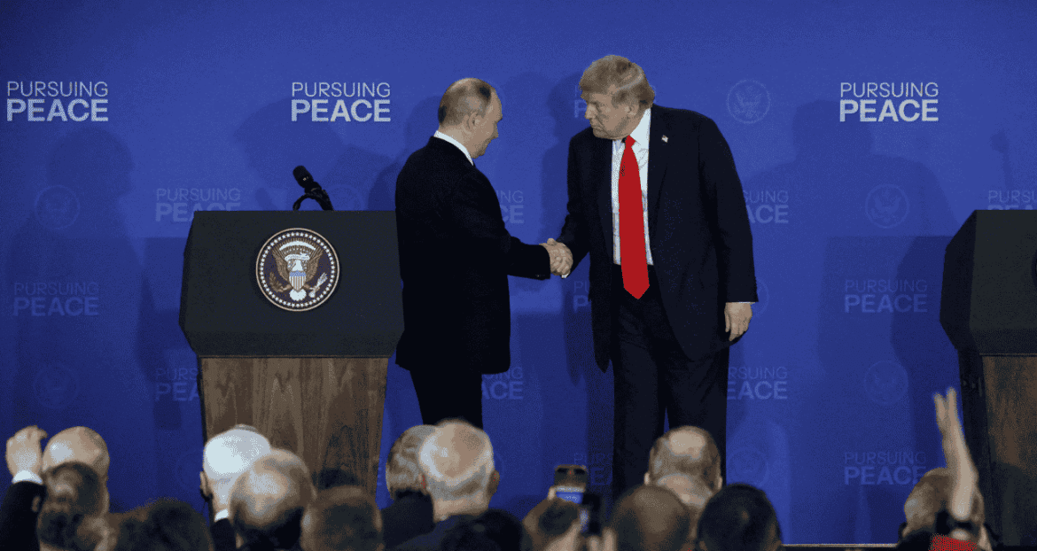 Putin e Trump discutem propostas para finalizar o conflito.