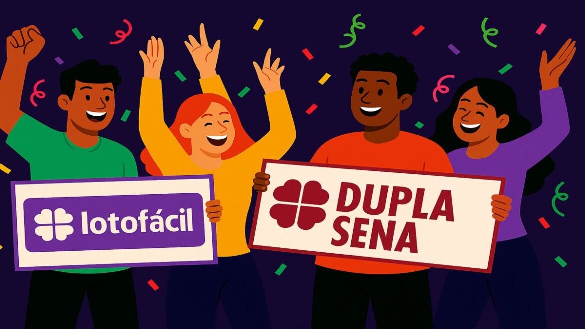 Dupla Sena 2953 concede prêmio milionário após empate na Lotofácil 3678
