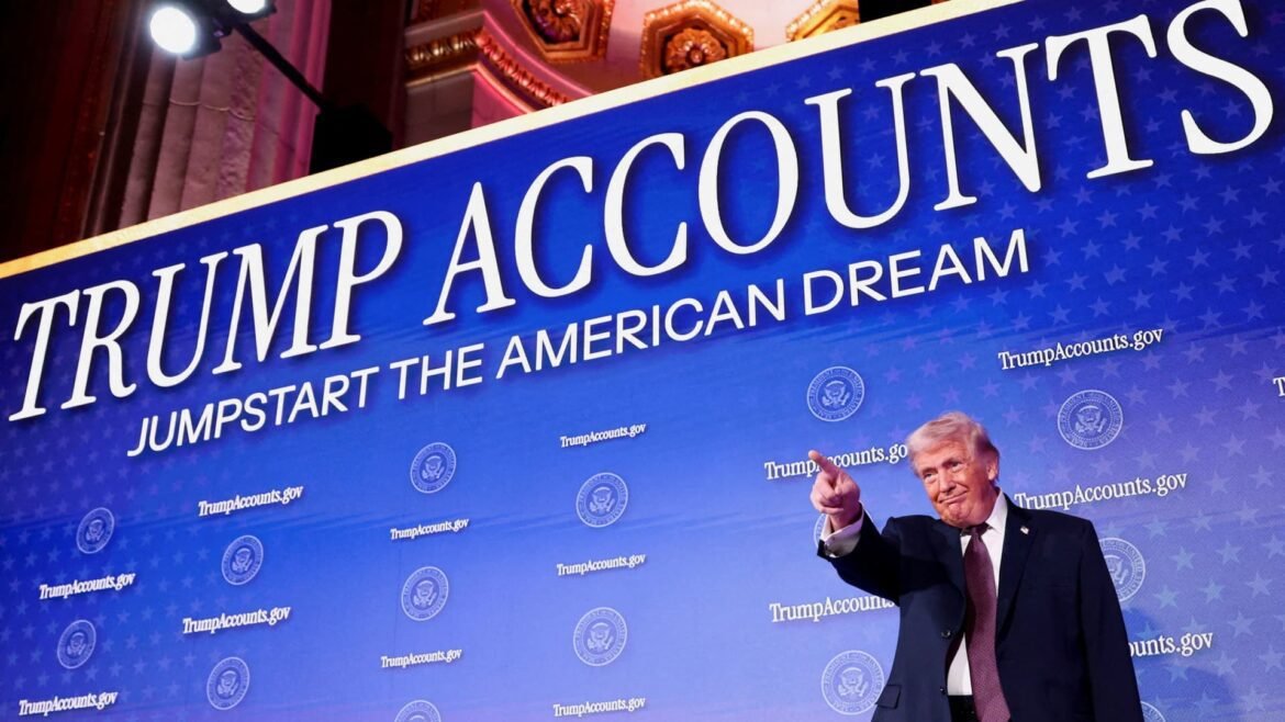 Lançamento do aplicativo Trump Accounts — veja como começar