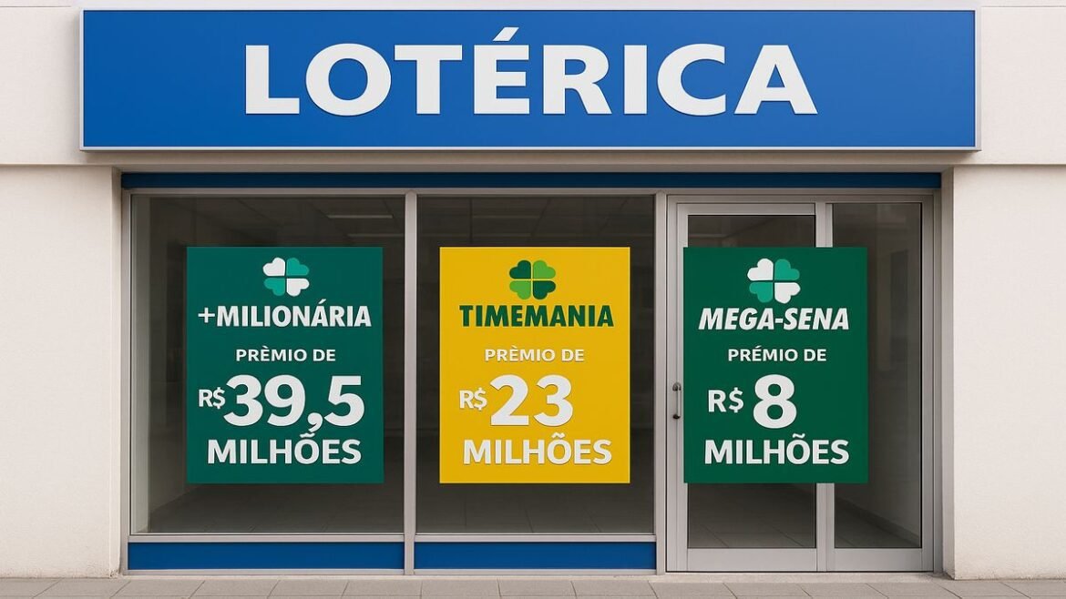 Milionária anuncia o maior prêmio da semana nas loterias da Caixa, enquanto Mega-Sena 30 Anos ganha destaque.