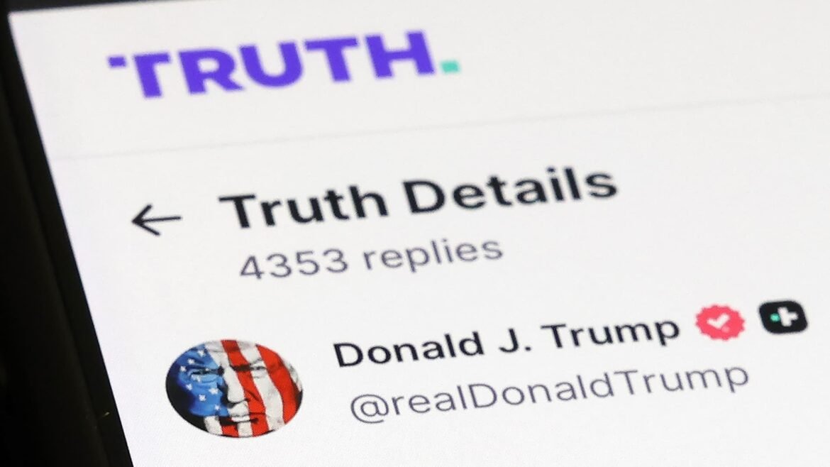 Trump Media sugere taxa de $100.000/mês pelo acesso mais rápido às postagens de Trump